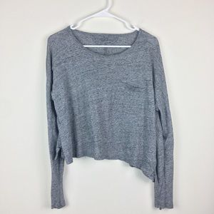 Madewell Effortless Grey Knit tee